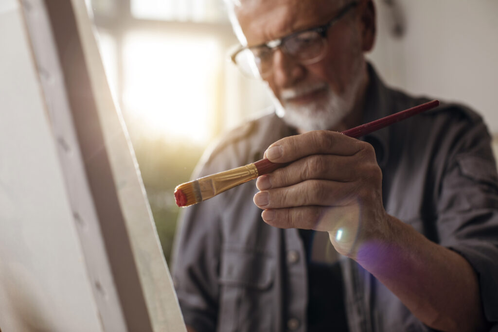 Give Abstract Painting a Try! The Safe Haven Haven Retirement