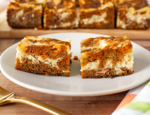 Carrot Cake Cheesecake Bars